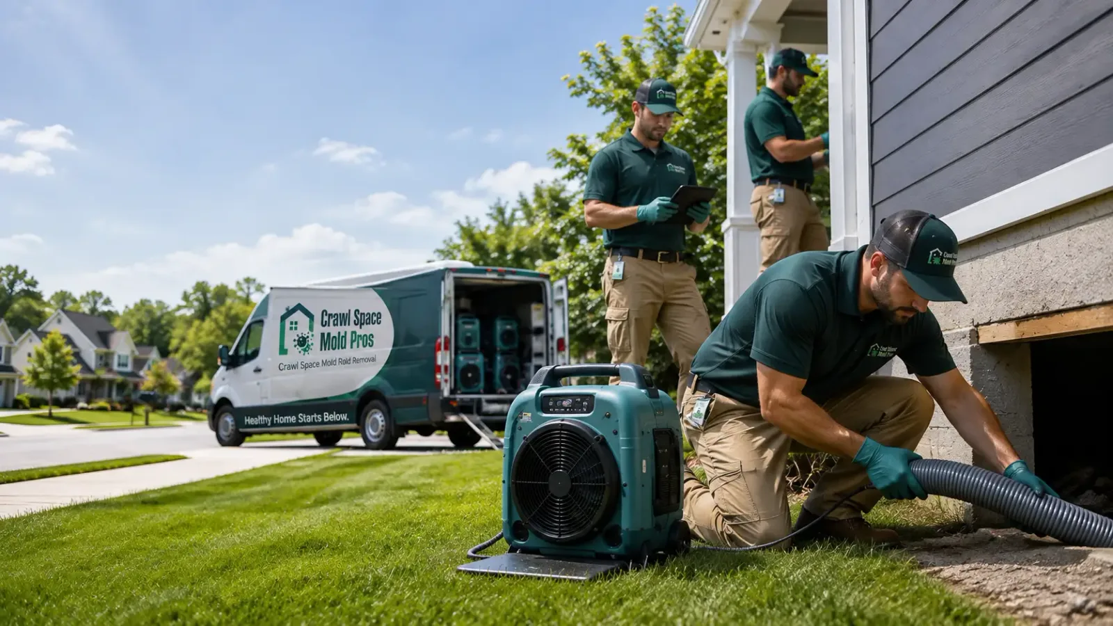 Crawl Space Mold Removal in Harrington, DE
